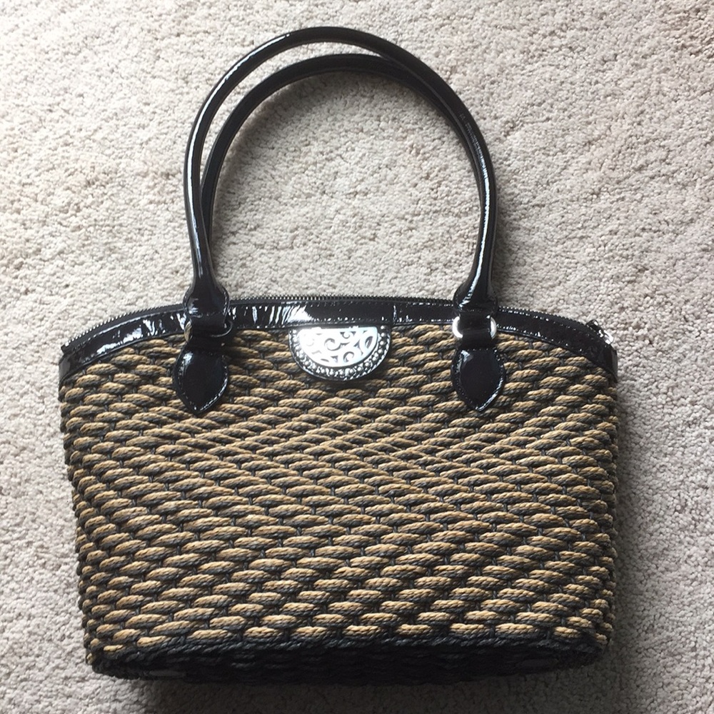 Black and brown Brighton bag